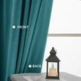 thumbnail image 6 of SMILETIME Back Tab Curtains, 2-Panel Set Rod Pocket & Pinch Pleat Design Light-Filtering & Thermal Insulation Ideal for Living Room, Bedroom & Office Windows, 6 of 7