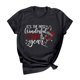thumbnail image 1 of Gibobby Camisas de Navidad para mujer Camiseta de manga corta con cuello redondo y estampado de Navidad para mujer(Negro,CH), 1 of 5