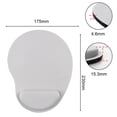 thumbnail image 6 of Heajfvd Wrist Mouse Pad Memory Foam Stepped-Wedge Design Ergonomic Wrist Support Non-slip Mousepad for Home Office, 6 of 8