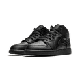 thumbnail image 2 of JORDAN GRADE SCHOOL Air Jordan 1 Mid GS "Triple Black" 554725 091 554725 091 from Stadium Goods, 2 of 8