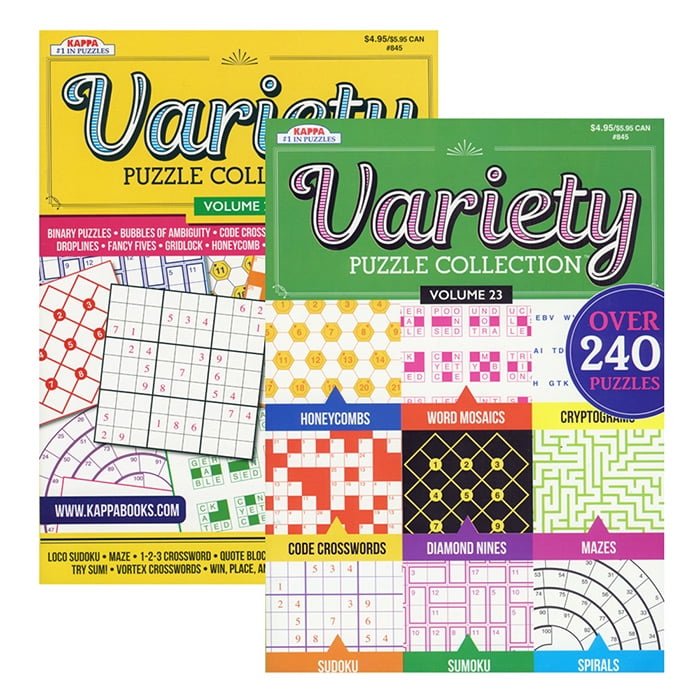 KAPPA Variety Puzzles & Games Book Case of 48