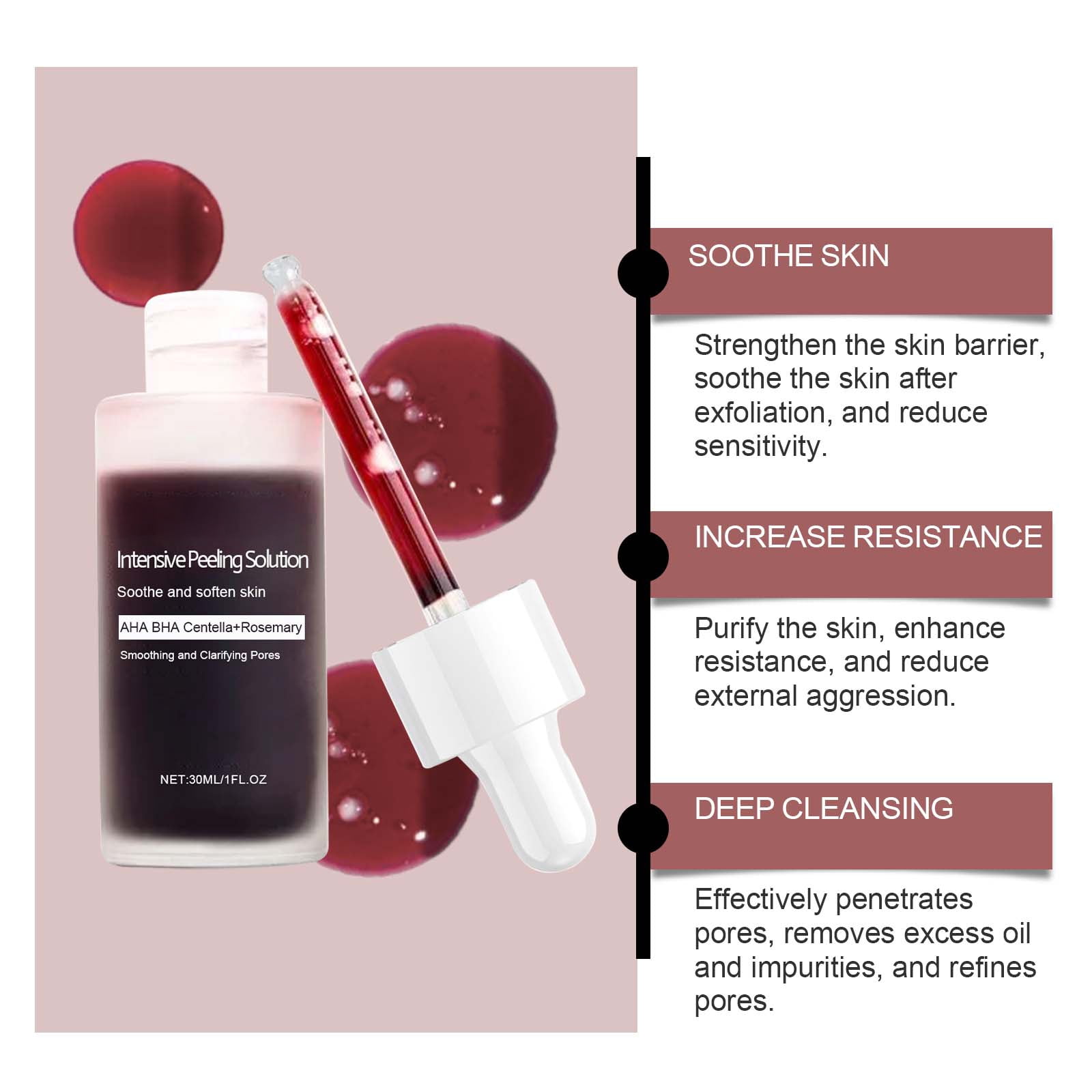Alvantor Brightening Face Serum with Salicylic Acid and Rosemary Extract, 1 fl oz