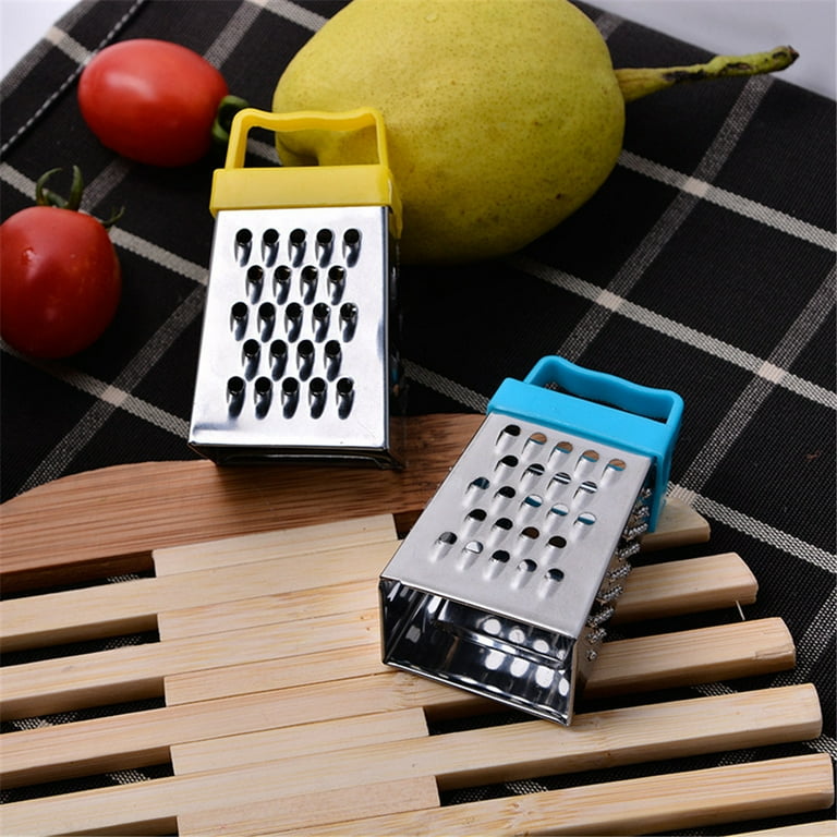 3Pcs Mini Box Grater Set - Stainless Steel Cheese Graters for Kitchen  Slicing Cheese, Ginger, and Vegetables - Small Size, Multipurpose Graters  with 4