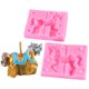 thumbnail image 5 of Naiovety Animales molde de silicona Fondant jabón torta decoración Sugarcraft caramelo Chocolate herramientas de autoensamblaje moldes accesorios de Herramientas y accesorios para hornear Naiovety HA074880-01, 5 of 6
