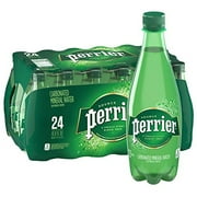 Perrier Carbonated Mineral Water Plastic Bottles, Original, 16.9 Fl Oz (Pack Of 24), 405.6 Fl Oz