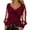Red, variant on Arlun Womens Sparkly Tops Dressy Mesh Puff Long Sleeve Blouses Trendy Waves V-Neck Glitter Party Evening T-Shirts Plus Size Loose Soft Comfortable Casual Tee Top Red XXXXXXXXL