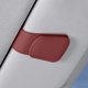 thumbnail image 3 of Soporte universal para gafas de coche Clip de gafas de sol de PU para parasol de coche (rojo vino) Likrtyny Accesorios para autos y motos, 3 of 5