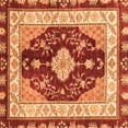 thumbnail image 1 of Ahgly Company Indoor Square Abstract Orange Modern Area Rugs, 5' Square, 1 of 4
