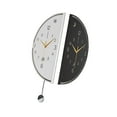 thumbnail image 4 of Reloj de pared de esquina de doble cara reloj decorativo arte de hierro único decoración de pared minimalista simple moderna para pequeña, 4 of 8