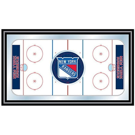 NHL New York Rangers Framed Hockey Rink Mirror