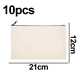 thumbnail image 2 of Paquete de 10 bolsas en blanco para manualidades, estuche de lona para lápices, bolsas de maquillaje en blanco, bolsa de lona para lápices, bolsa de cosméticos de lona a granel, multicolor, 2 of 5