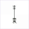 thumbnail image 4 of Coat Racks, 71"H Hall Tree with 8 Hooks & Umbrella Holder | Black | Metal, 4 of 5