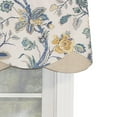 thumbnail image 2 of Gianna Petticoat 3in Rod Pocket Contrast Bottom Fabric Valance 50in x 15in by RLF Home, 2 of 2