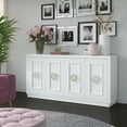 thumbnail image 2 of Twin Star Home 64" Buffet Sideboard, White, 2 of 8