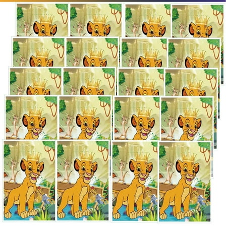 Lion King Goodie Bag Candy Treat Birthday Gift Bags Party Favors Handles Snack Supplies