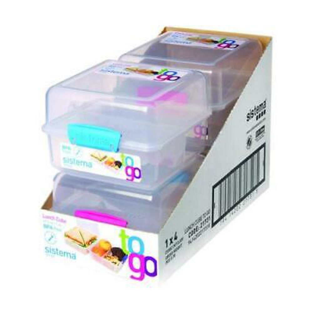 Sistema To Go 47 Food Container With Lid Clear