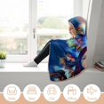 thumbnail image 5 of Descendants Fantasy Movie Hooded Blanket Soft Warm Cloak Wearable Blanket Hoodie For Kids Adult Cozy Flannel Fleece Bedding Throw Hooded Blanket, 5 of 7