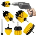 thumbnail image 3 of EIMELI 6Pcs Drill Brush Attachment Set Multipurpose Power Cleaning Scrub Brush Kit with Extend Connecting Rob Nylon Tile and Grout Power Scrubber Brush for Bathroom Tub Kitchen, 3 of 11