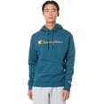 thumbnail image 1 of Sudadera Champion Powerblend Graphic para Hombre. GF89H-Y07718-2AG azul acero S, 1 of 3