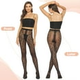 thumbnail image 5 of Manzi Leopard Tights for Women Patterned Stockings 20D Sheer High Waist Pantyhose, 5 of 8