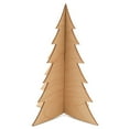 thumbnail image 2 of 2-Piece Slotted Wooden Christmas Tree 6 inch, Pack of 10 Wood Ornaments for Painting, 3D Wood Trees for Crafting, by Woodpeckers, 2 of 6