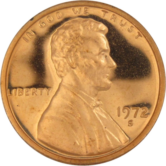 1972 S Lincoln Memorial Cent Choice Proof Penny 1c Coin Collectible