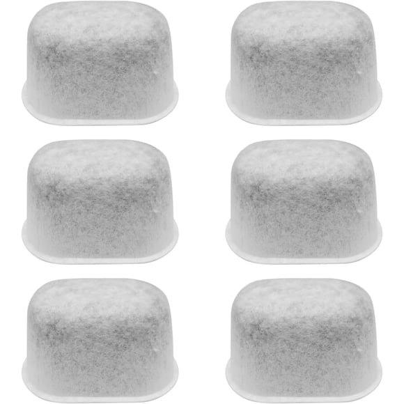 Paquete de 6 Filtros de Agua de Carbón de Repuesto para Filtros Bre-ville para Máquina de Espresso 870/878/880/860/840/810/450/500/ para Sage 500/810/870/875/878/880 Pieza de Repuesto