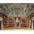 thumbnail image 2 of Stephanoff, I. 24x20 Gold Ornate Wood Framed with Double Matting Museum Art Print Titled - Drawing Room, Buckingham House, 2 of 4