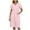 Womens Pink Nightgowns Clearance, variant on OSFVNOXV Long Nursing Nightgown for Women 100% Cotton Sleepshirts Short Sleeve Loose Fit V-Neck Loungewear with Pockets