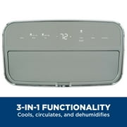 GE 10500 BTU 3-in-1 Portable Air Conditioner for 450 Sq ft with Included Remote