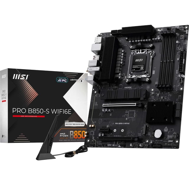 Placa madre MSI PRO B850-S WIFI6E AM5 DDR5 PCIe 4.0