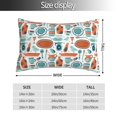 thumbnail image 2 of Salouo Cute Tableware Pattern Pillow Cases,1PC Pillow Covers with Envelope Closure Decorative Pillow Case for Bed Couch,Pillows Not Included-20"x30", 2 of 6