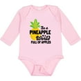 thumbnail image 3 of Inktastic Be a Pineapple In a World Full of Apples Boys or Girls Long Sleeve Baby Bodysuit, 3 of 5
