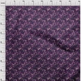 thumbnail image 3 of oneOone Polyester Lycra Fabric Leaves & Floral Block Print Fabric BTY 56 Inch Wide, 3 of 4