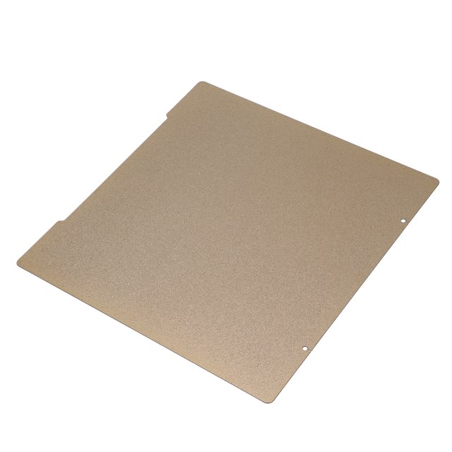 Plataforma de acero para resortes, impresión 3D, polvo PEI, placa de construcción de lecho PEI, placa de construcción de acero para resortes de impresión D, elaborada por expertos