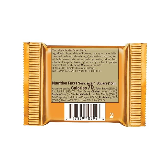 (Price/Case)Ghirardelli 61979 Milk Chocolate Caramel Caddy 1-50-.53 Ounce