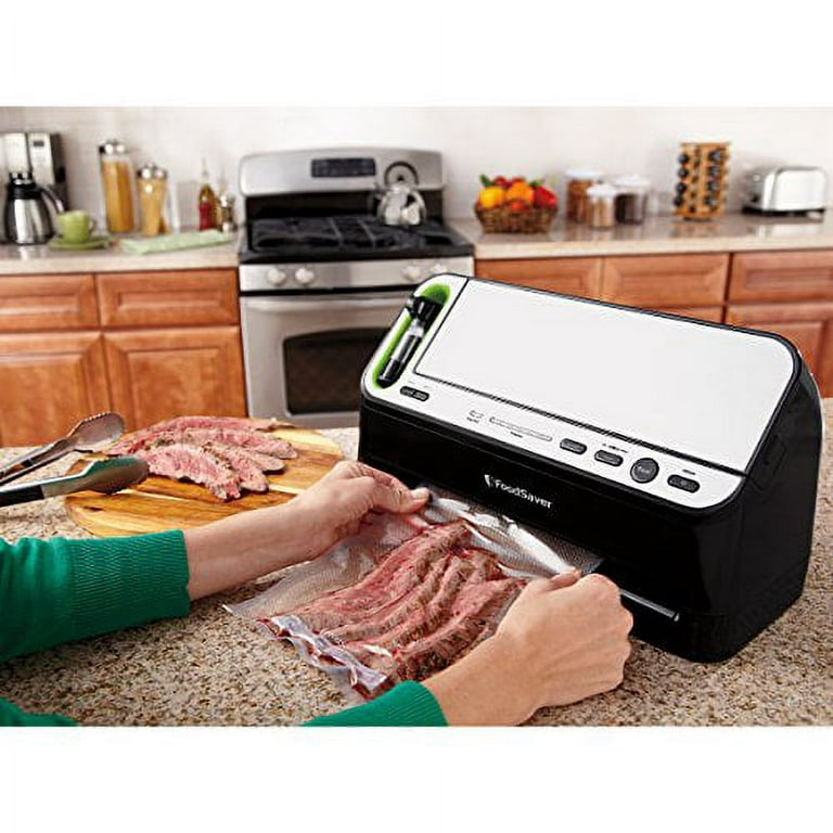 FoodSaver® 2-in-1 Automatic Vacuum Sealing System with Starter Kit, v4440,  Black Finish
