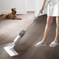 thumbnail image 2 of relayinert Water Spraying Sweeper Floor Cleaner Carbon Fiber Dust Mops Rags 360 Rotating Rod 350ml Water Capacity, 2 of 7