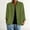 Green, variant on Button Down Cardigan Long Sleeve Work Shirts Cardigan Sweaters Cropped Knit Cardigan Crop Cardigan Sweater Casual Cardigan Fall Winter Sweater Coat Black L