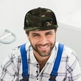 thumbnail image 3 of Sombrero de malla transpirable para hombre, sombrero de malla con borde plano, 3 of 5