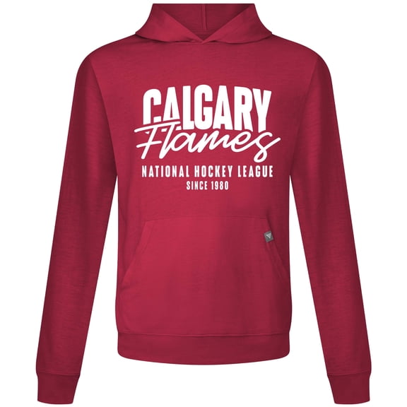 Men's Levelwear  Red Calgary Flames Relay Response Pullover Hoodie