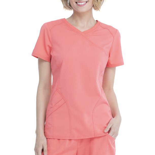 Download Scrubstar - Scrubstar Women's Premium Mock Wrap Scrub Top ...