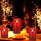 thumbnail image 5 of Juego de 3 velas LED Lamp JUNPEI de cera auténtica roja con control remoto de 10 botones, 5 of 6