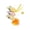 Yellow, variant on Btomtd 3 Pack Catnip Mouse Cat Toys, 2 Inch Crinkle Sound Soft Fabric Mice Pet Toys for Indoor Cats Interactive Play and Chewing, Yellow