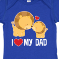 thumbnail image 4 of Inktastic Fathers Day I Love My Dad Boys Lion Boys or Girls Baby Bodysuit, 4 of 5