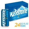 Keystone Light Beer, 24 Pack, 12 fl oz Aluminum Cans, 4.1% ABV, Domestic Lager