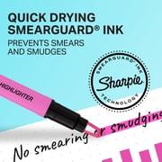 Sharpie Highlighter, Clear View Highlighter with See-Through Chisel Tip, Stick Highlighter, Assorted, 3 Count