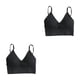 thumbnail image 1 of Minnieouse Top de tubo para mujer, sujetadores deportivos para mujer, gimnasio, secado rápido, elástico acolchado, gimnasio, correr, dormir, negro 2Conjunto, 1 of 6