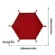 thumbnail image 2 of Bandeja hexagonal plegable enrollable de cuero PU, estera de almacenamiento de doble cara, soporte para dados, caja de almacenamiento, herramientas de almacenamiento para el hogar, 2 of 7