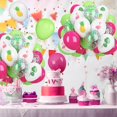 thumbnail image 5 of Globos FEYG Tropicales 30 cm Rosa, Verde y Blanco Estampados, 5 of 5